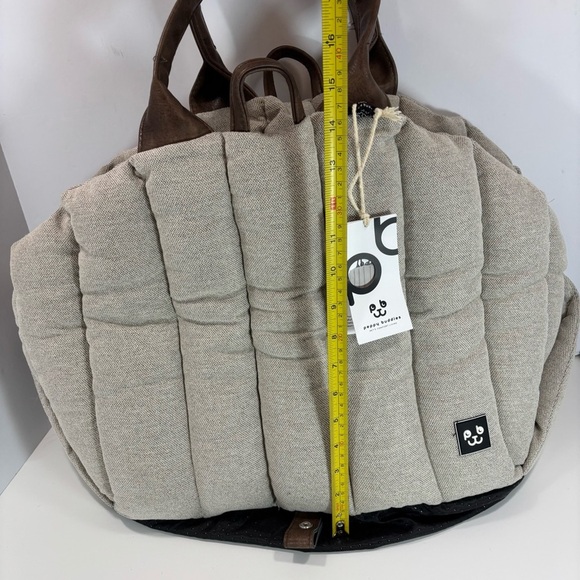 NWT Peppy Buddies Small Pet Dog Cat Carrier Bag Gray Brown Handles Org. $148 - Picture 7 of 7
